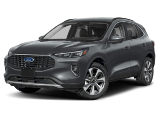 Gray Ford SUV shown from a right-side angle